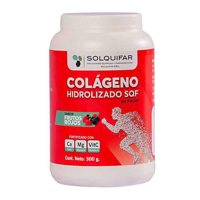 Solquifar Colageno Hidrolizado Sqf X 300g Frutos Rojos