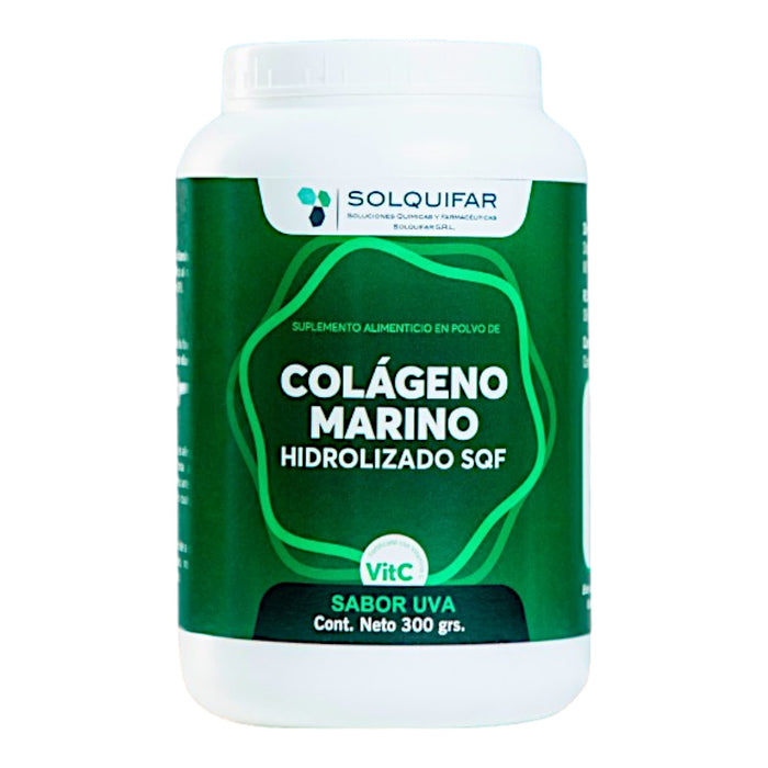 Colágeno Marino Solquifar Hidrolizado Sabor Uva X 300g