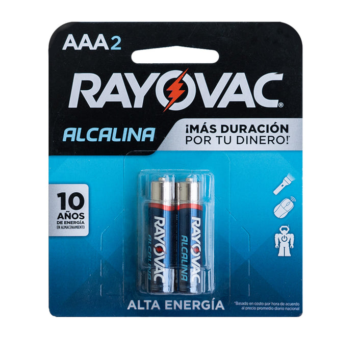 Rayovac Aaa Pilas Alcalinas X 2 Pilas