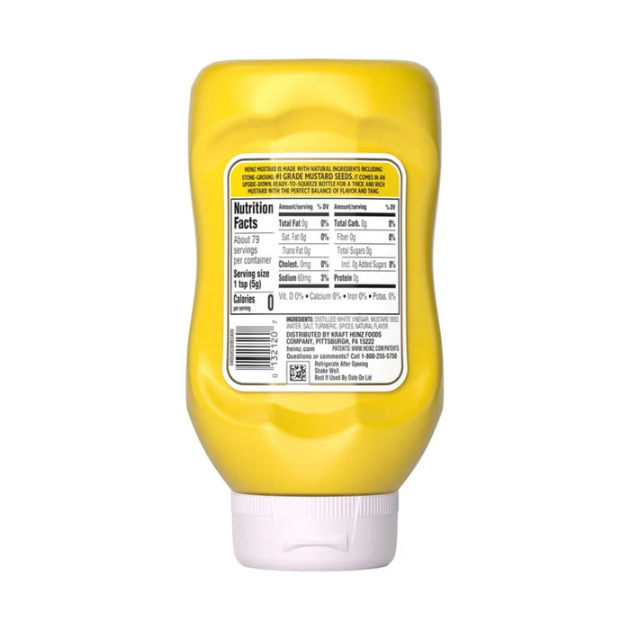 Mostaza Heinz Yellow Mustard X 396G