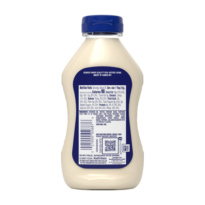 Mayonesa Kraft Real Mayo Creamy & Smooth X 354Ml