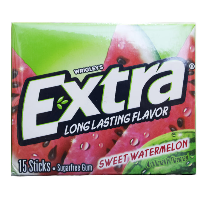 Chicles Wrigleys Extra Sweet Watermelon X 15 Stick