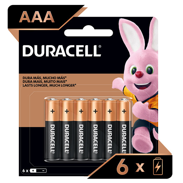 Pila Duracell Aaa Alcalina 6 Unidades X Blister