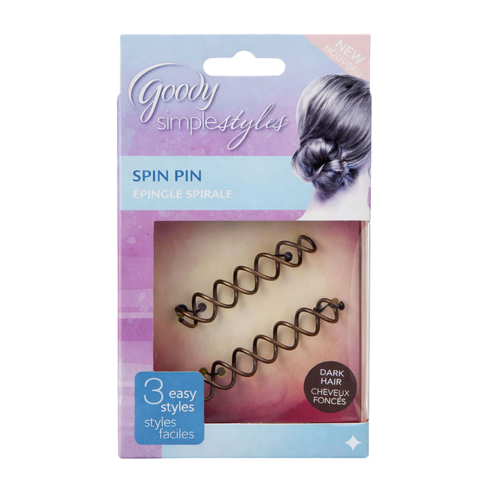 Goody Simple Stules Spin Pin Nro. 02268 X 2 Piezas
