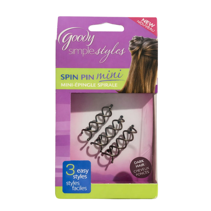 Goody Simple Spin Pin Mini Nro. 03482 X 3 Piezas
