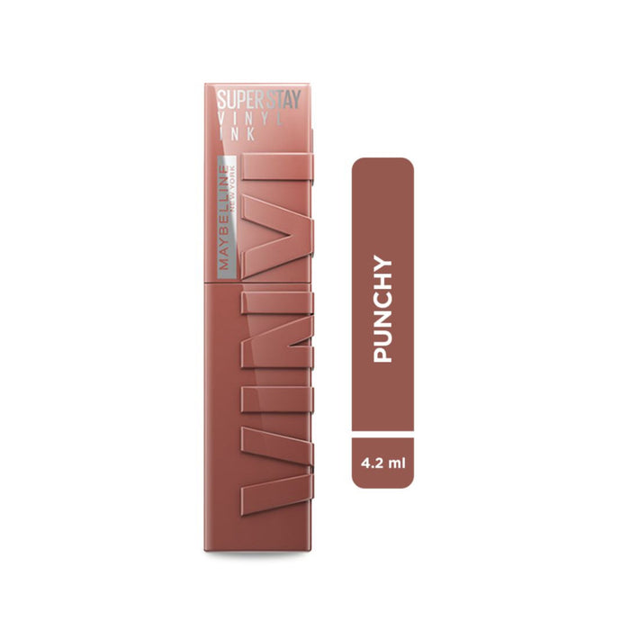 Labial Maybelline Vinyl Ink  120 Punchy