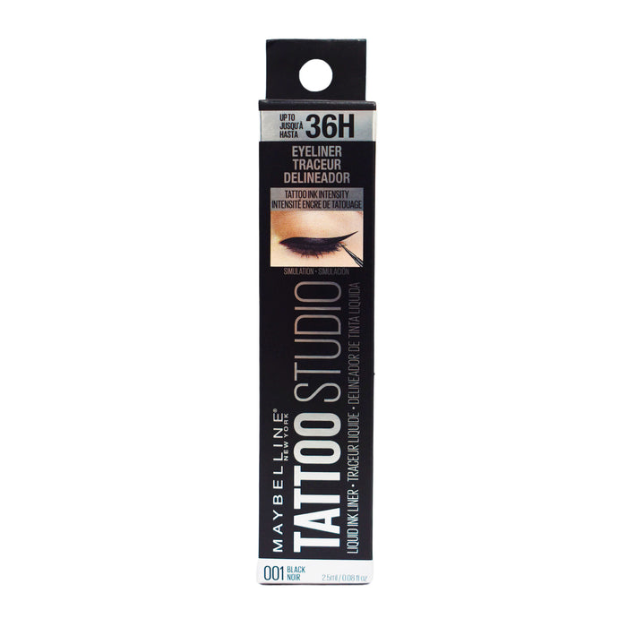 Delineador Líquido Tattoo Studio 001 Negro Maybelline