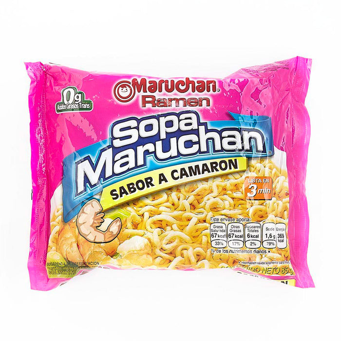 Ramen Maruchan Sabor Camarón Bolsa X 85g