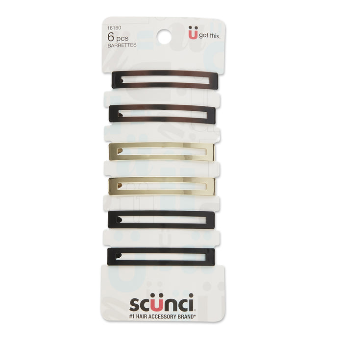 Set De Pasadores De Pelo Scunci X 6 Piezas