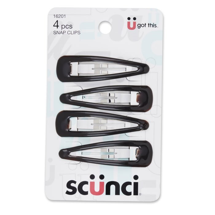 Set De Clips De Presión Para Pelo Scunci X 4 Piezas