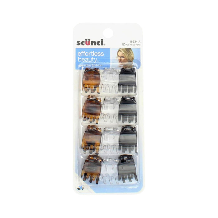 Pinzas Para Pelo Scunci X 12 Piezas