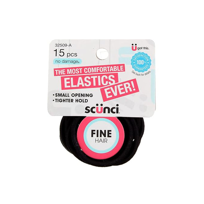 Elásticos Para Cabello Scunci Hair 15 Piezas Moña Elástica