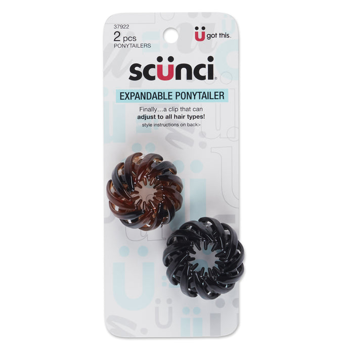 Agarra Pelo Scunci Expandible Ponytailers X 2 Piezas