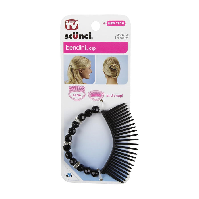 Peine Scunci Oval Beaded Snap Comb