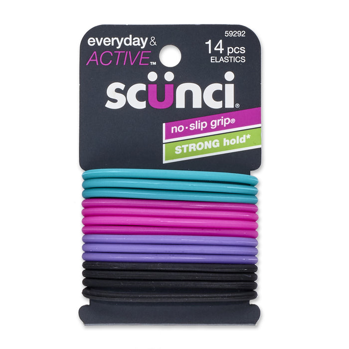 Set de Ligas Scunci Colores Surtidos X 14 Unidades