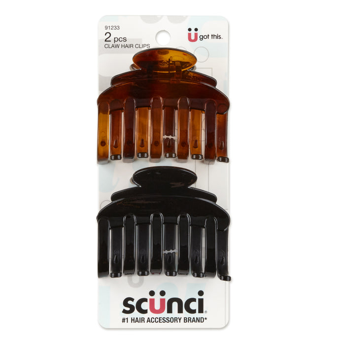 Clips Agarra Pelo Scunci Curved Jaw Clips
