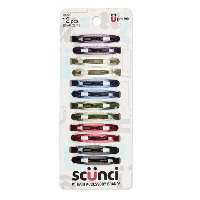 Scunci Clippies Agarra Pelo 4.5Cm X 12 Piezas