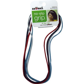 Vincha Scunci No Grip Slip Flat Headwraps X 4 Piezas