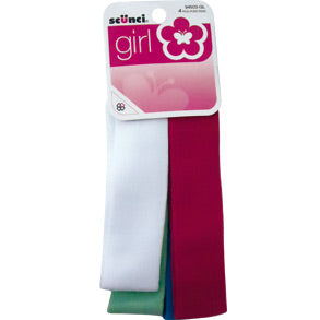 Vincha Diadema Fina Scunci Skinny Head Wraps X 4 Piezas
