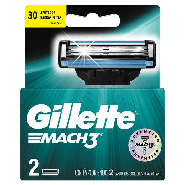 Repuesto Gillette Mach3 X 2 Unidades