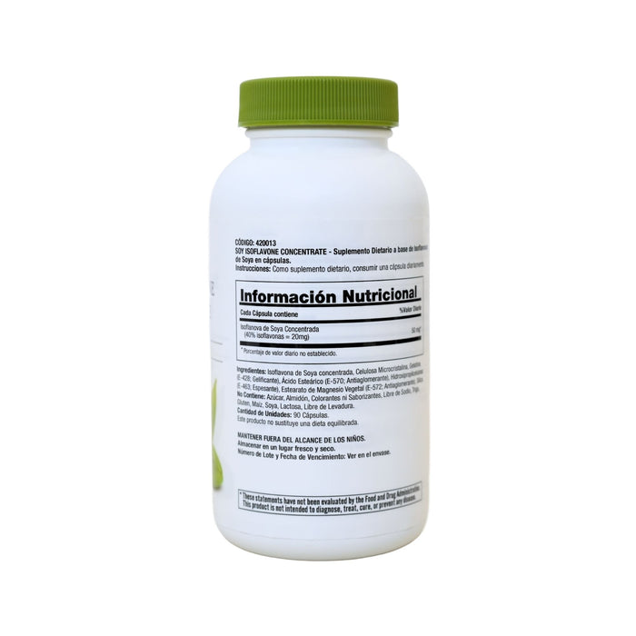 Suplemento Gnc Soy Isoflavone A Base De Soya X 90 Cápsulas