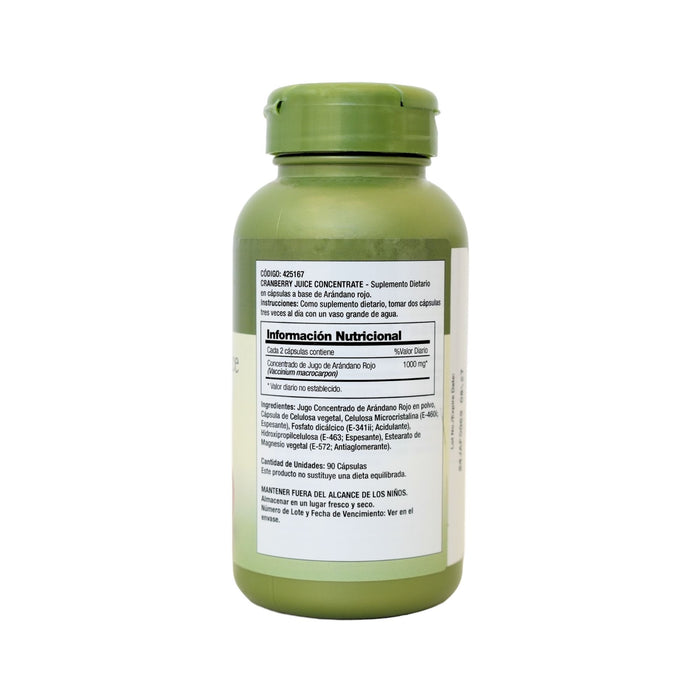Suplemento Gnc Cranberry Juice 500Mg X 90 Cápsulas