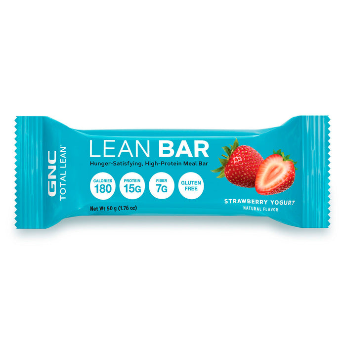 Barra De Proteína Gnc Lean Bar Strawberry Yogurt X 50g