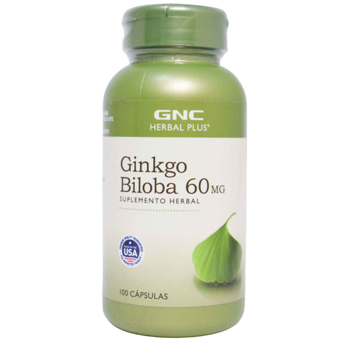 Ginkgo Biloba 60Mg Suplemento Frasco X 100 Capsulas