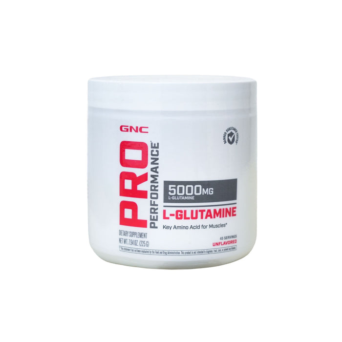 Suplemento Gnc Pro L-Glutamina 5000Mg Sin Sabor X 225G