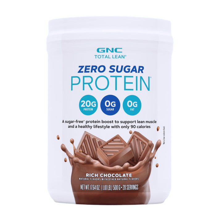 Proteína Gnc Total Lean Zero Sugar Chocolate Rico X 500gr