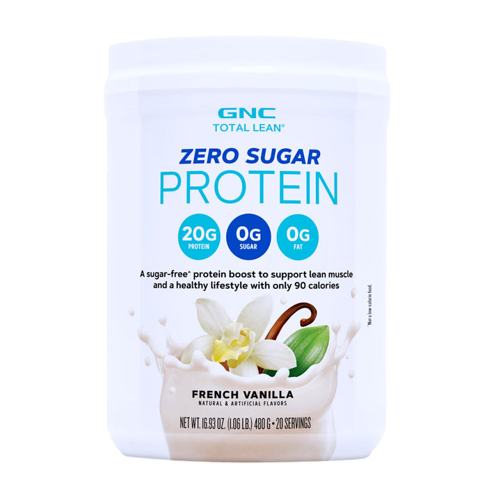 Proteína Gnc Total Lean Zero Sugar Vainilla Francesa X 480g
