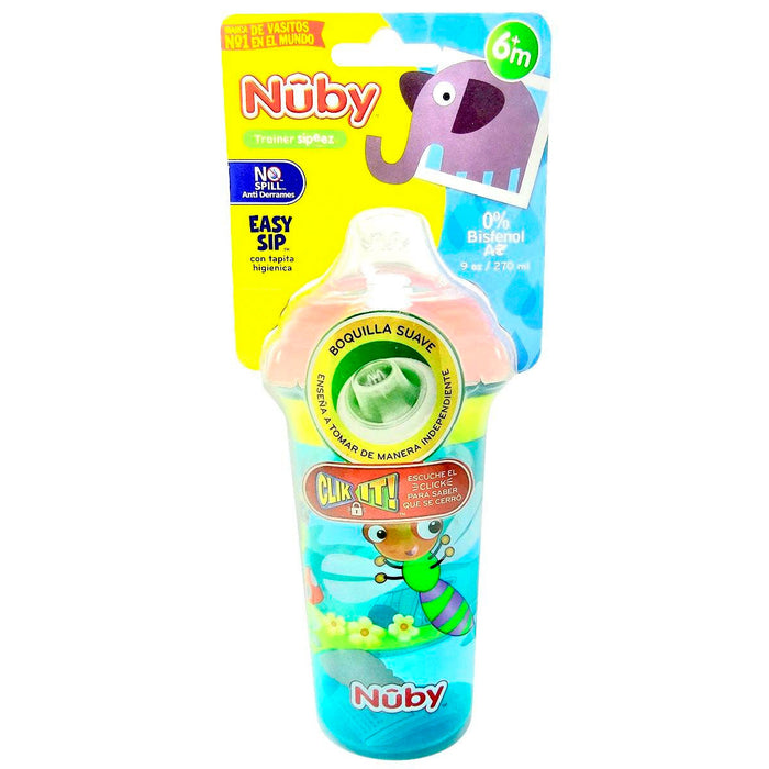 Vaso Clik It Nuby 6 meses o más X 270 ml