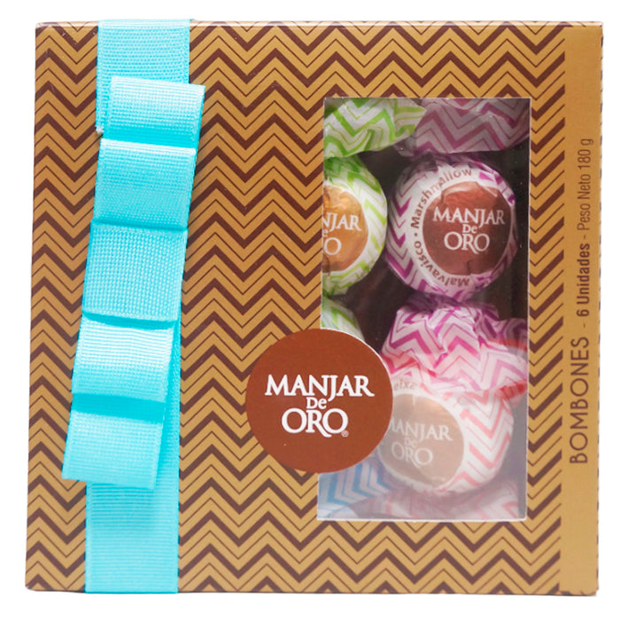 Manjar De Oro Bombones 180g X 6 Unidades