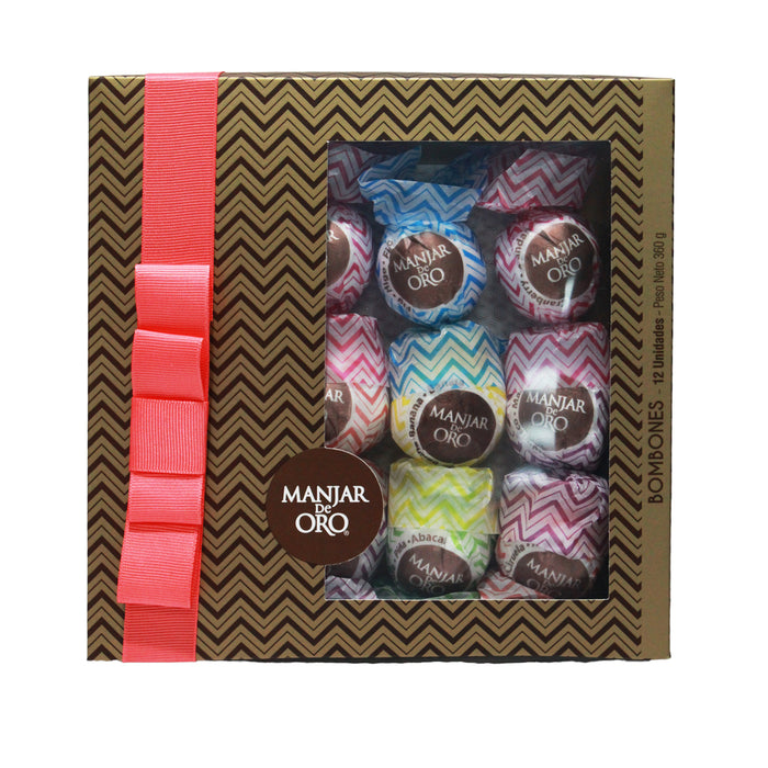Manjar De Oro Bombones 360g X 12 Unidades