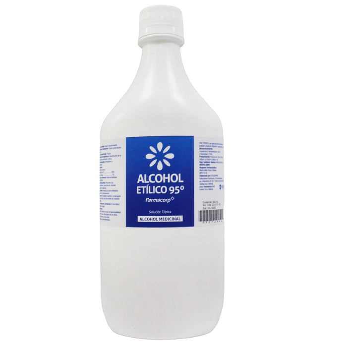 Alcohol Etilico 95 Farmacorp X 500ml