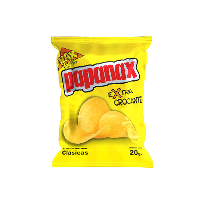Papas Fritas Papanax Extra Crocante Clásicas X 20g