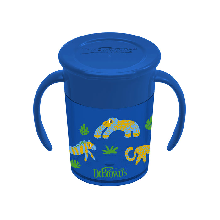 Vaso Antiderrame 360 ¿¿Dr Browns Azul Con Diseño 6M+