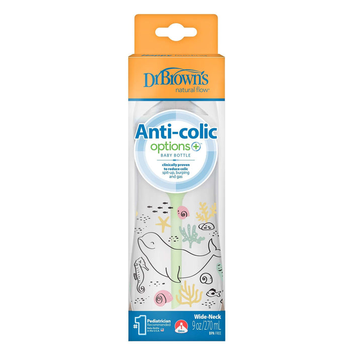 Mamadera Dr Browns Boca Ancha Oceano 0M+ X 270Ml