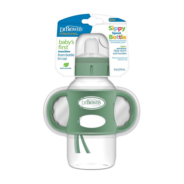 Mamadera Dr Browns De Transicion Verde 6M+ X 270Ml