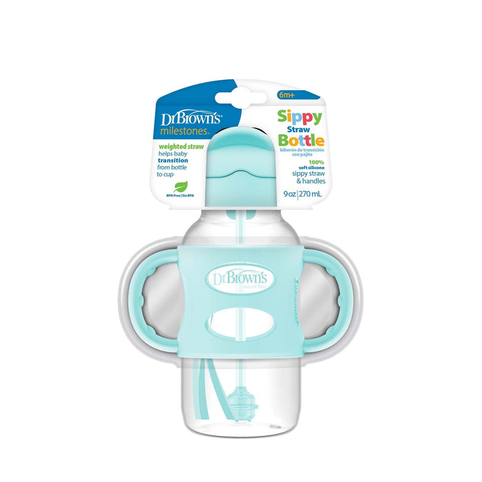Mamadera Dr Browns Con Bombilla Verde 6M+ X 270Ml