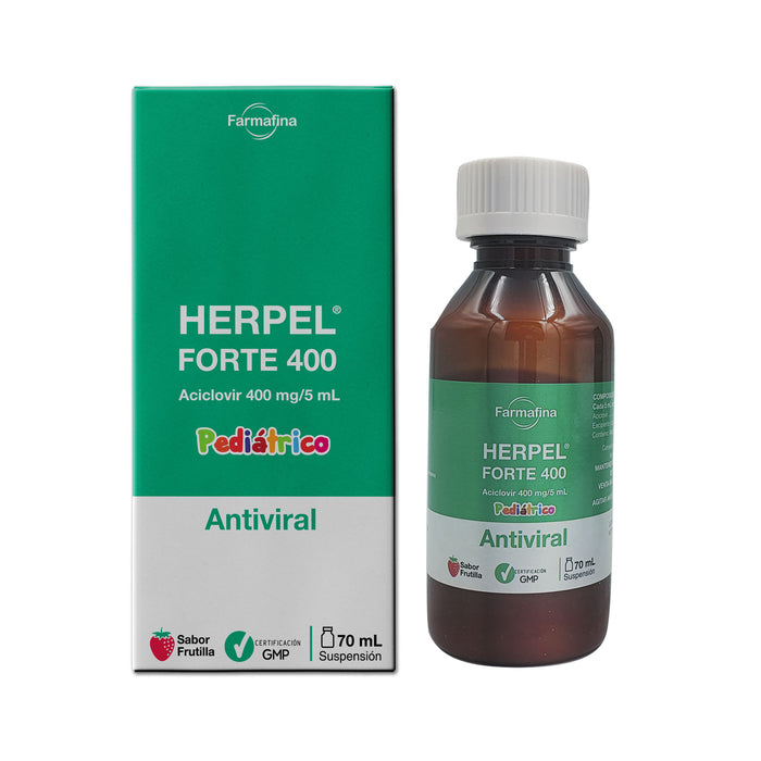 Herpel Forte 400Mg 5ml Susp X 70ml Aciclovir