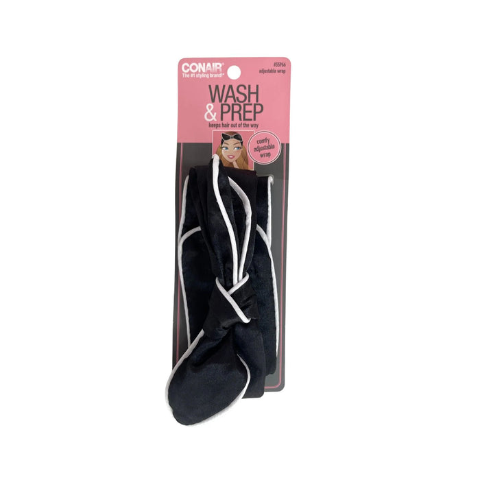 Pañuelo Para La Cabeza Conair Spa Grooming Blanco Negro