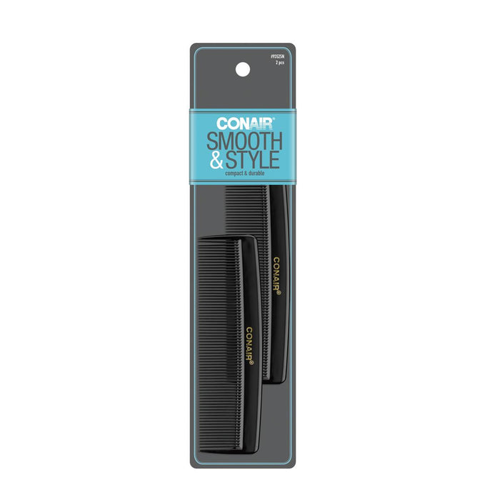 Peines De Bolsillo Conair Fine Tooth Pocket Combs X 2 Piezas