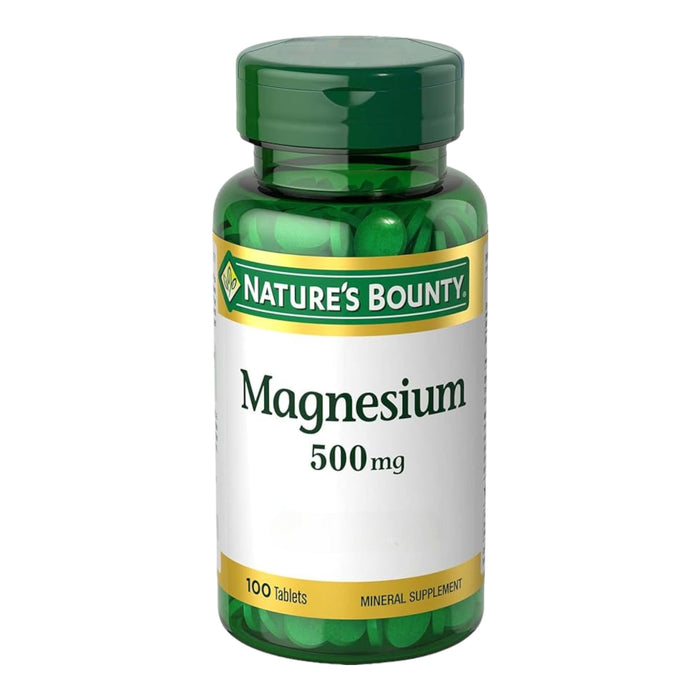 Suplemento Magnesium 500Mg Natures Bounty X 100 Tabletas