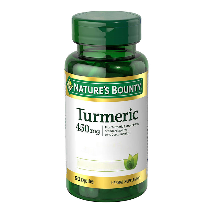 Suplemento Natures Bounty Cúrcuma 450mg X 60 Capsulas