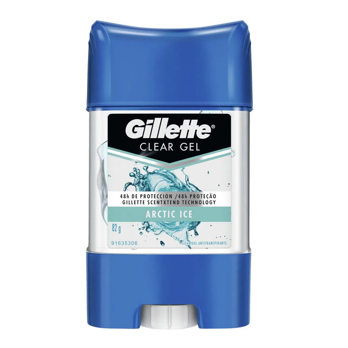 Gel Antitranspirante Gillette Clear Arctic Ice Clear X 82G