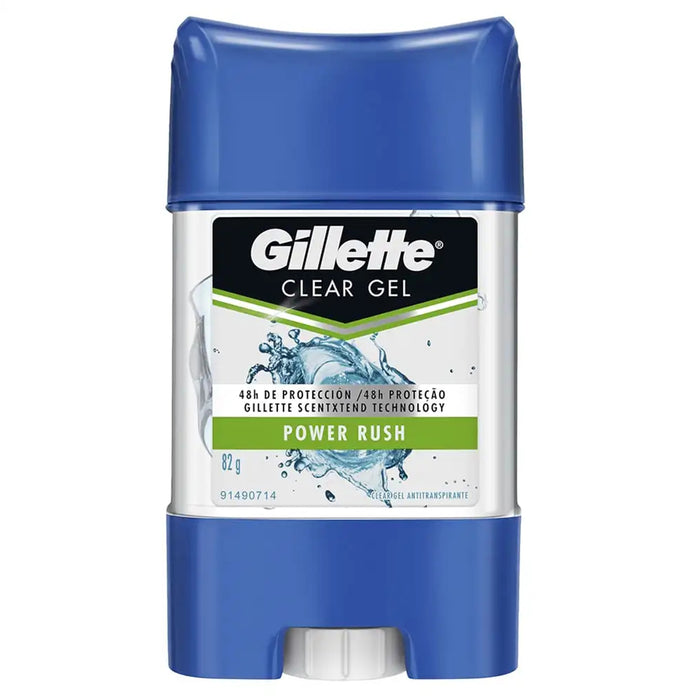 Gel Antitranspirante Gillette Power Rush X 82G