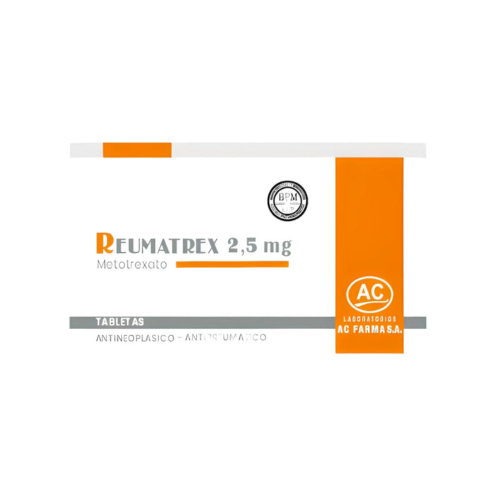 Reumatrex Metotrexato 2.5 mg X Tableta
