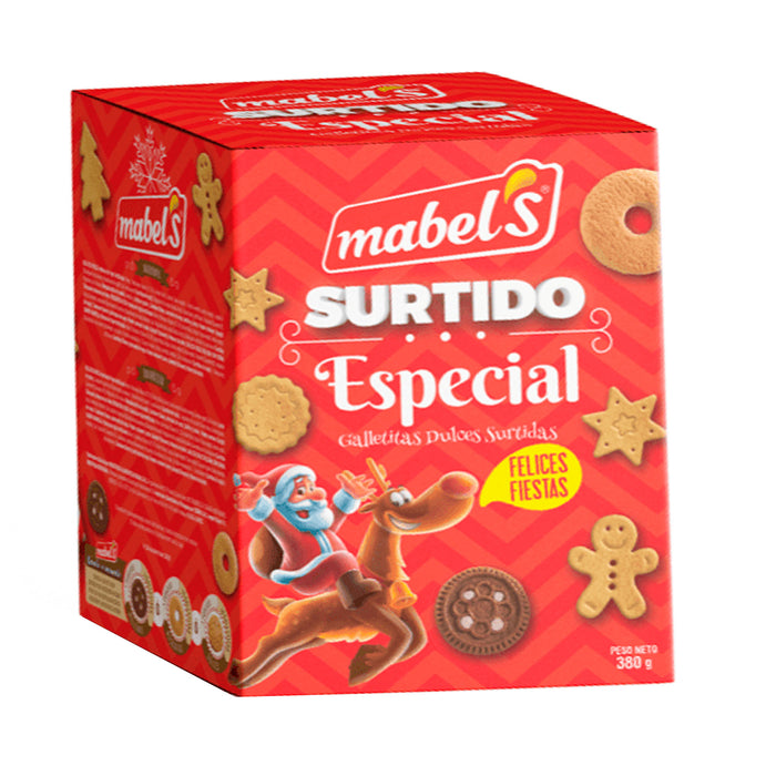 MABELS GALLETA SURTIDO ESPECIAL NAVIDENO CJA X 360GR