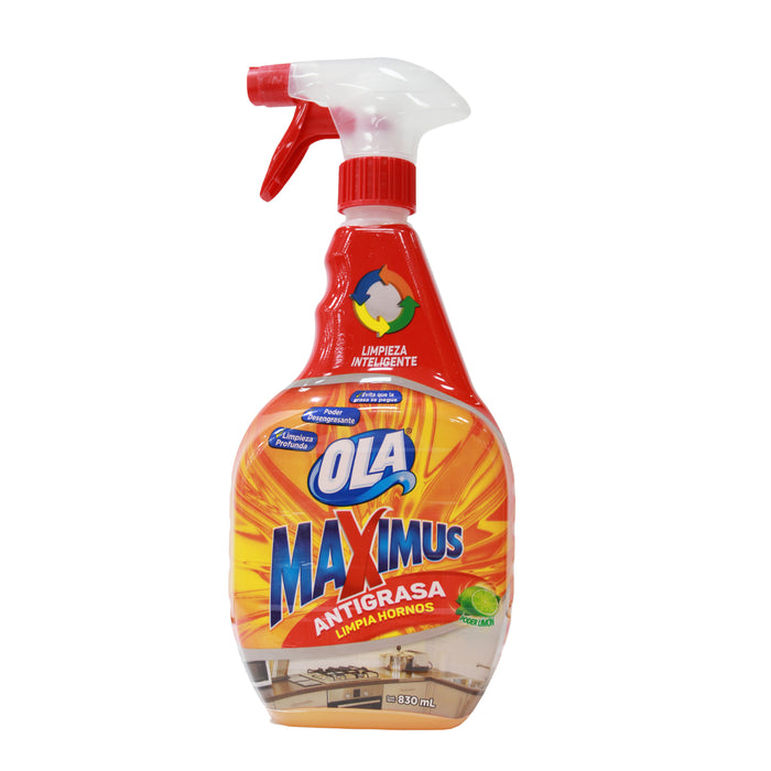 Limpia Hornos Ola Maximus Antigrasa X 830Ml
